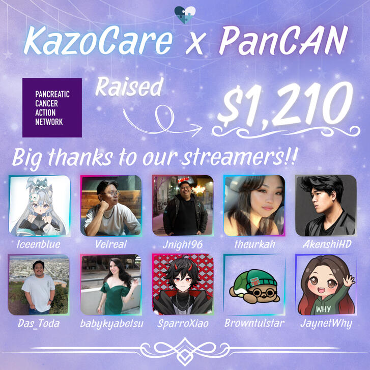 KazoCare x PanCan Charity 2024